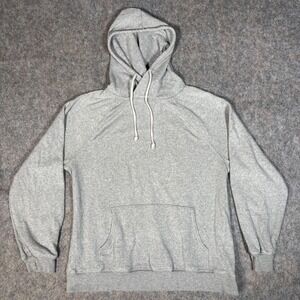 Kohl's Pullover Hoodie Mens M Gray Raglan Sleeve JG03A001RN